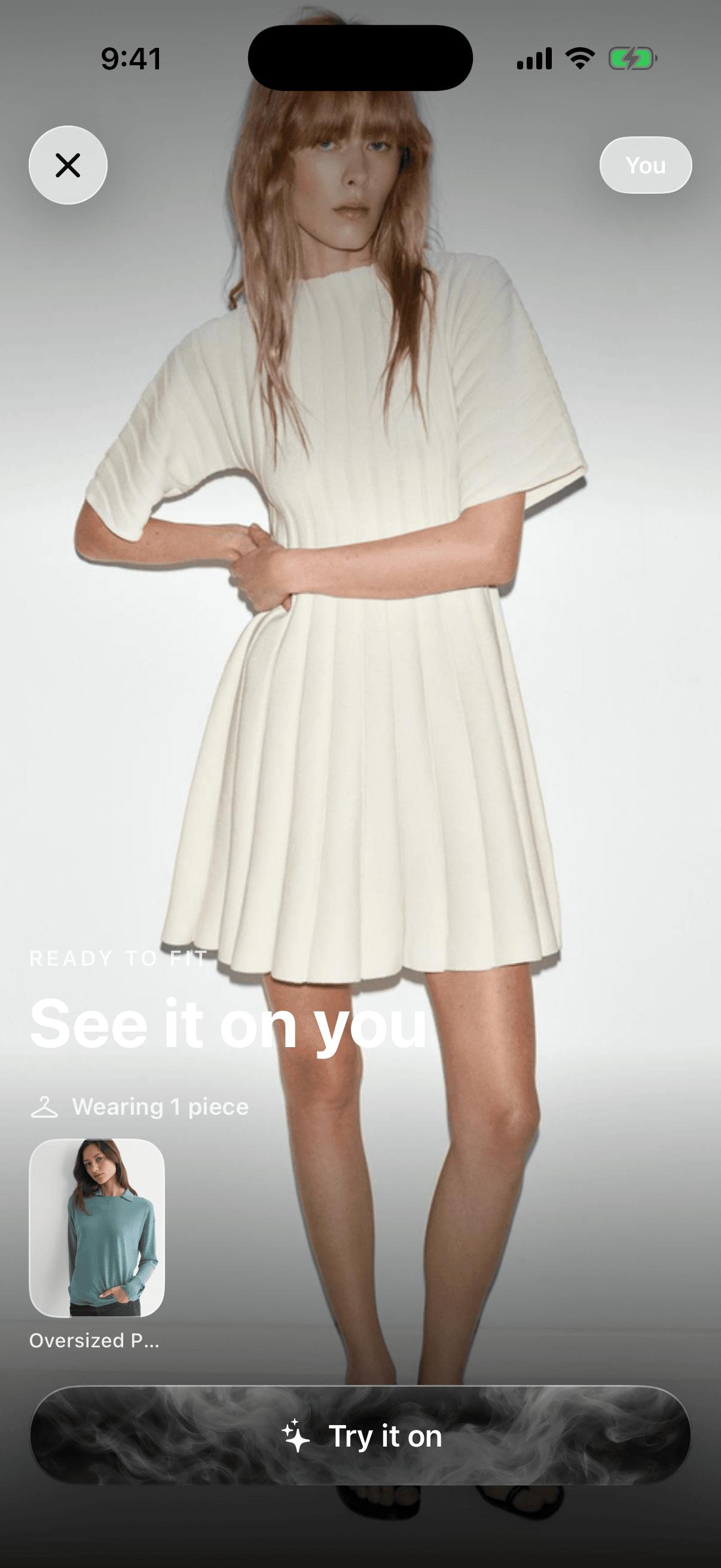 See it on you — Utopia try-on preview