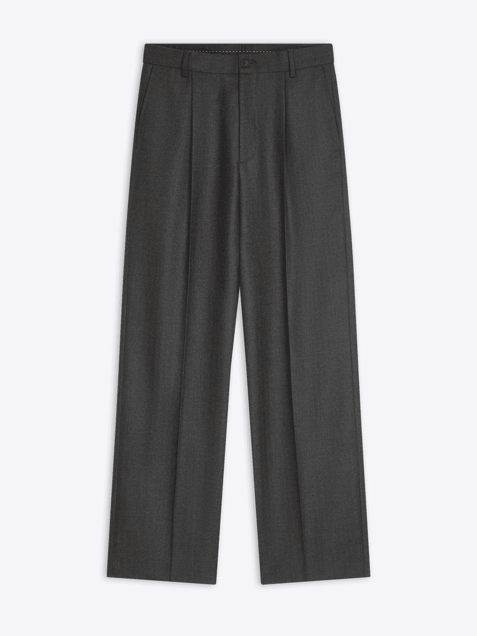 Straight Wool Pants by Dries Van Noten