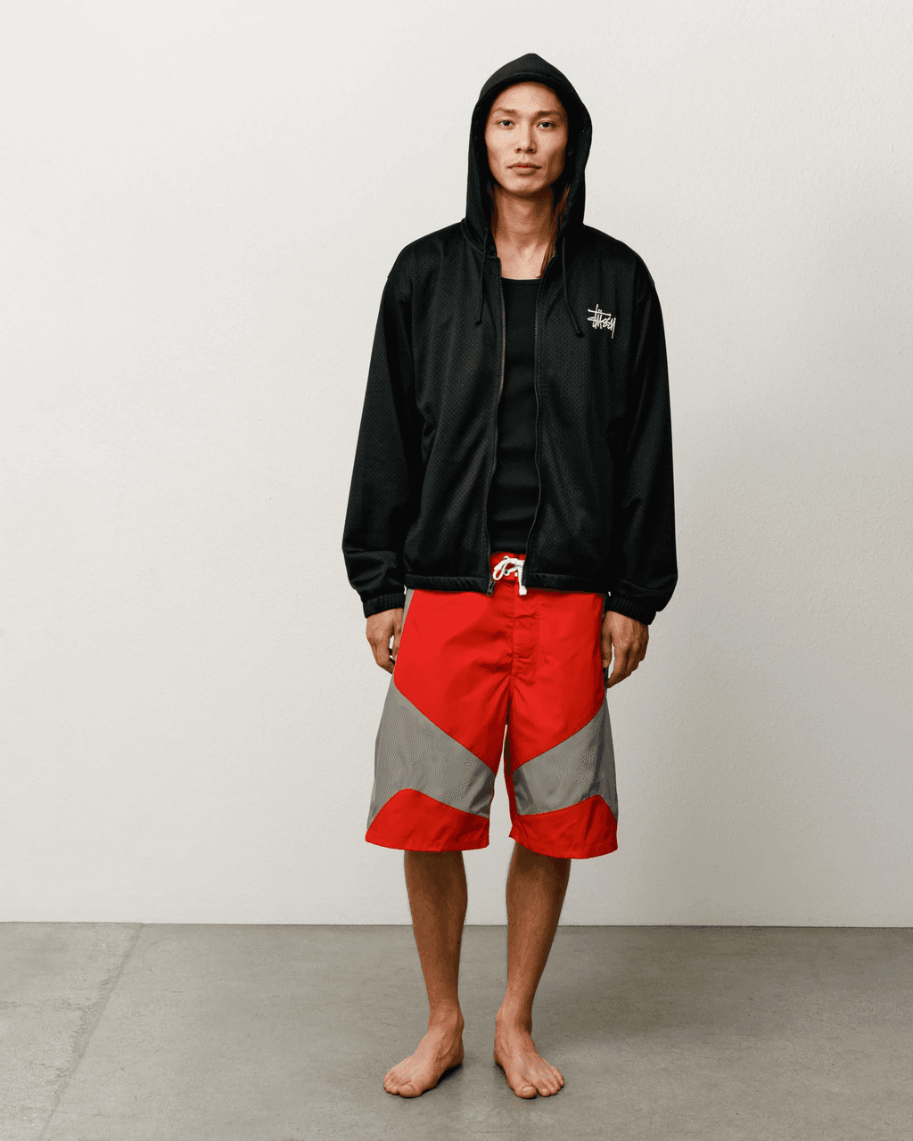 Athletic Mesh Zip Hoodie by Stüssy