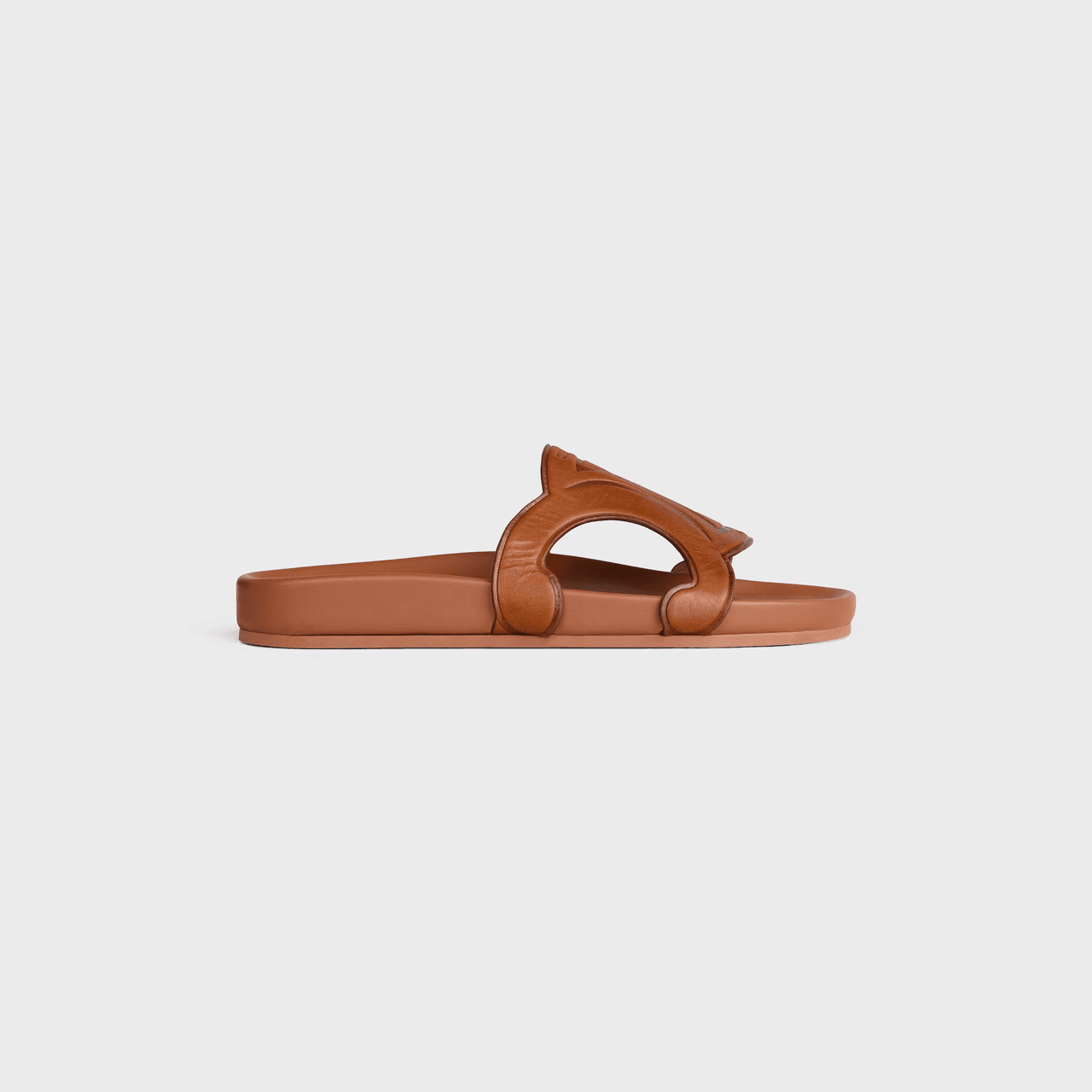 Triomphe Slide In Calfskin - Vegetal Tanning by Celine