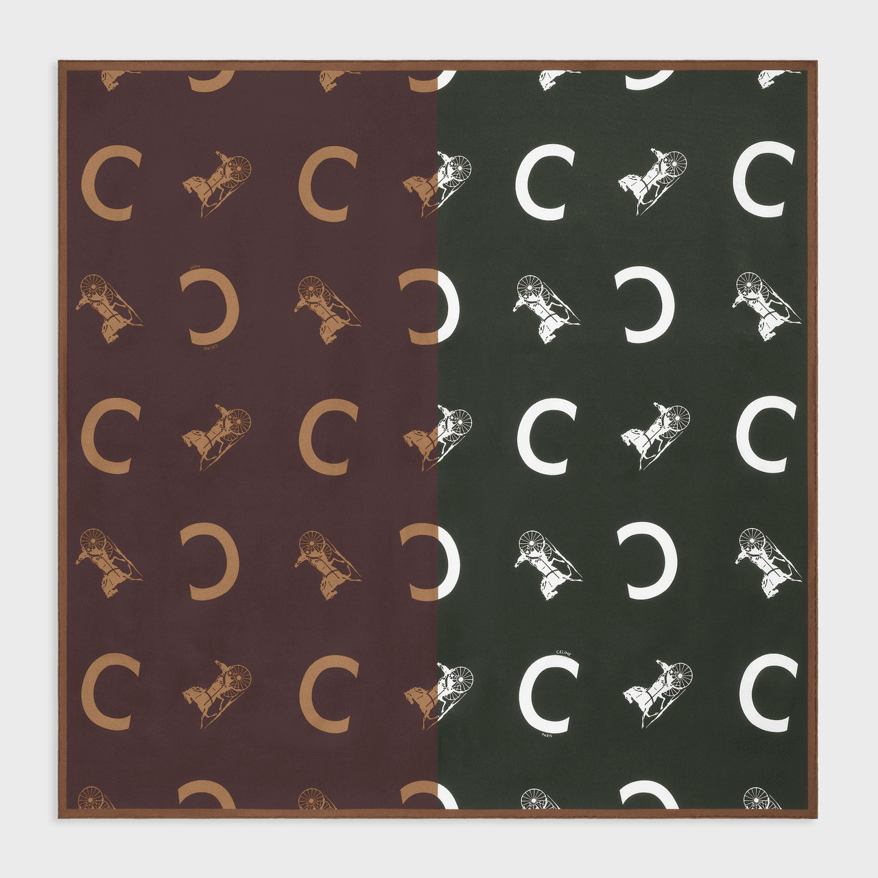Square In Silk Twill by Celine