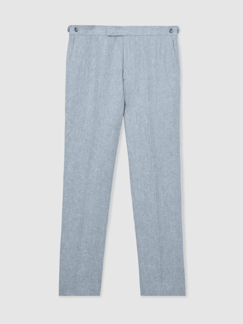Atlantic Tailored Fit Linen-Twill Suit Trousers by Reiss