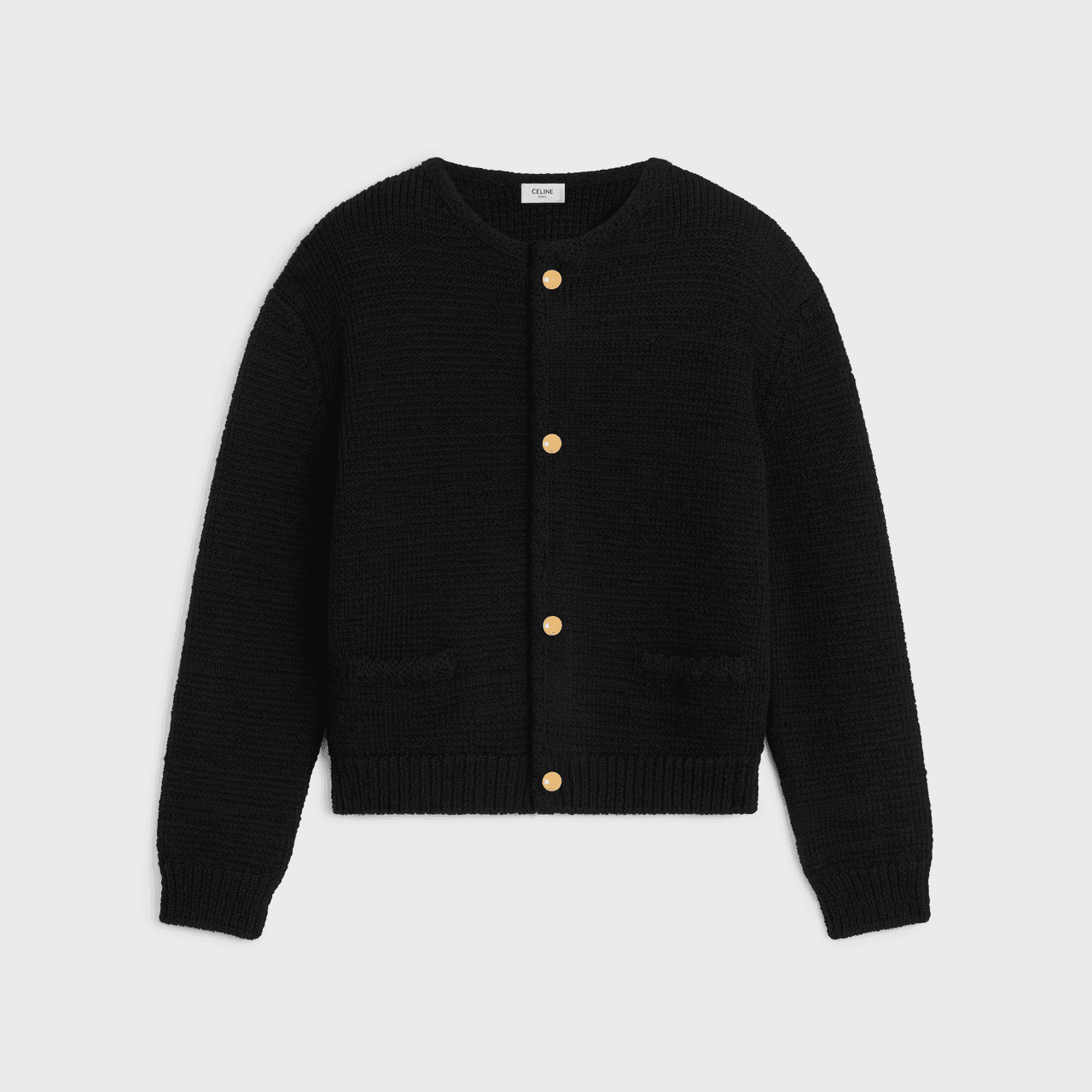 Cardigan In Wool by Celine