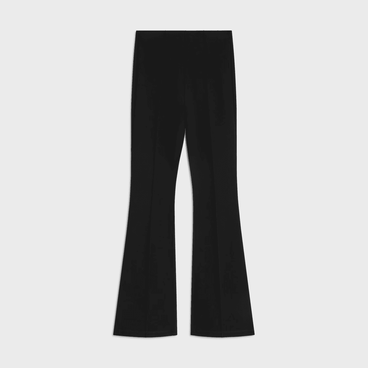 Flared Trousers In Viscose Jersey by Celine