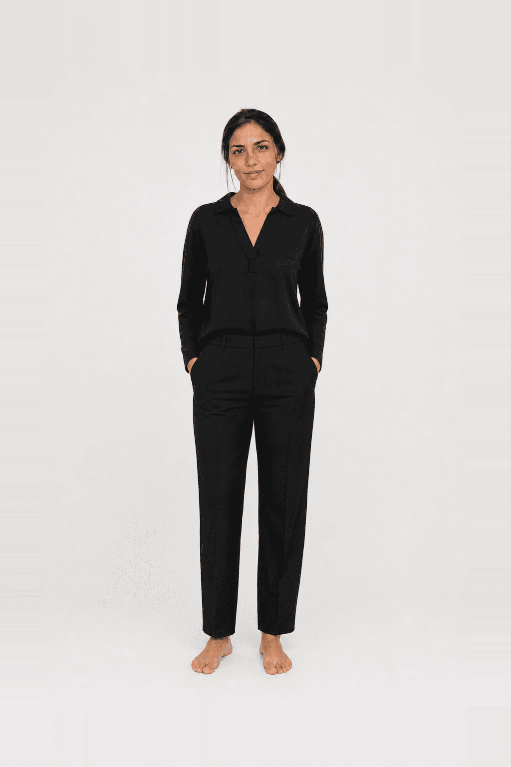 The Mariner Rugby Top by Everlane, worn by @sofiamarch — a photoreal AI try-on generated on their own photo with Utopia
