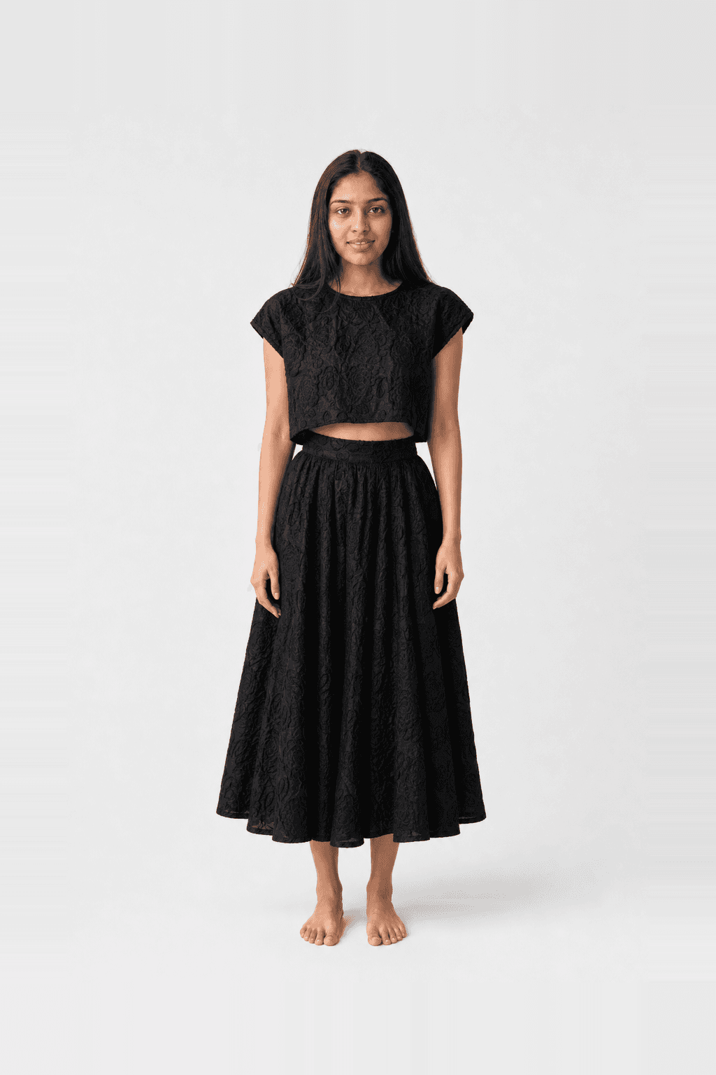 Beckham Two Piece Set by Petal & Pup, worn by @priyarghn — a photoreal AI try-on generated on their own photo with Utopia