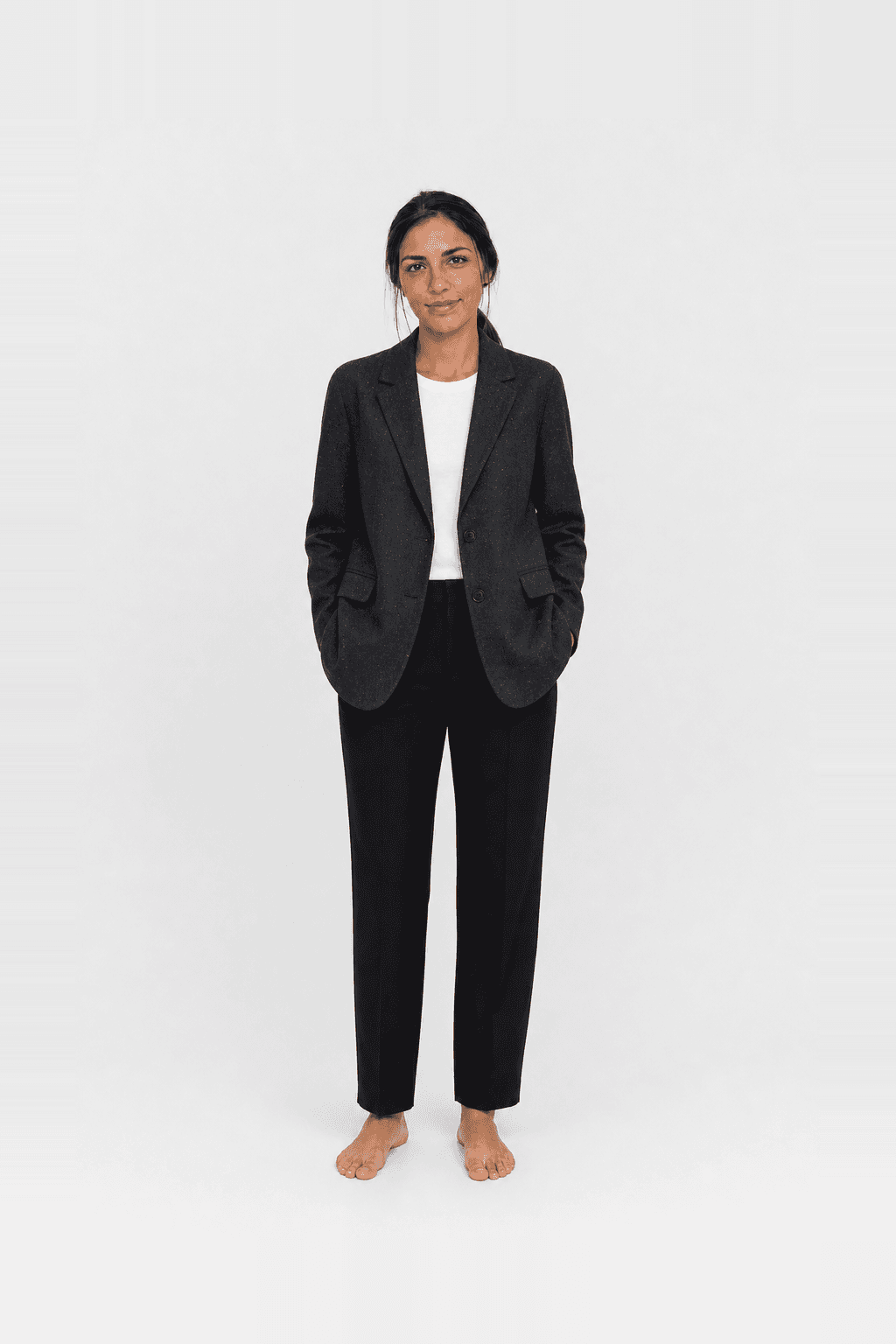 Embellished Blazer by H&M, worn by @sofiamarch — a photoreal AI try-on generated on their own photo with Utopia