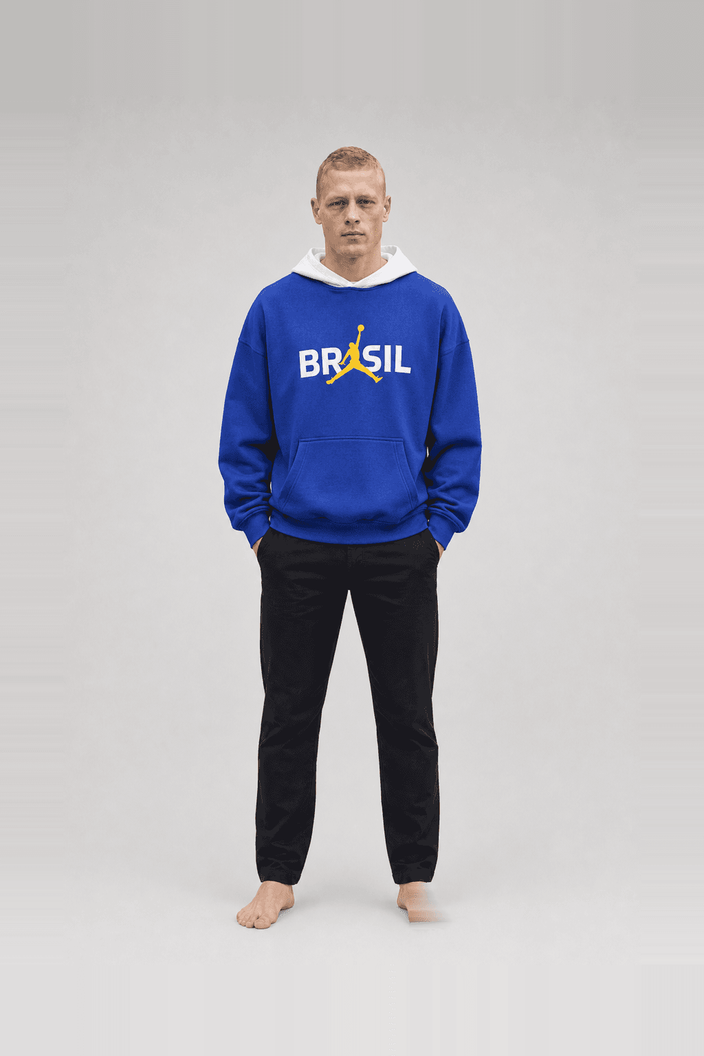 Jordan Brooklyn Fleece by Nike, worn by @tomlind — a photoreal AI try-on generated on their own photo with Utopia